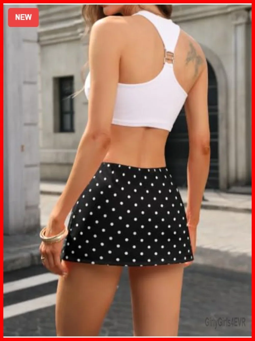 Women's Athletic Skort with Built-in Shorts, High Waist, Pull-On, Lightweight,